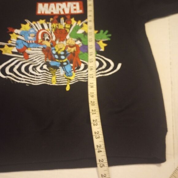 Marvel unisex superhero crew neck graphic print sweatshirt Sz med - Picture 6 of 8